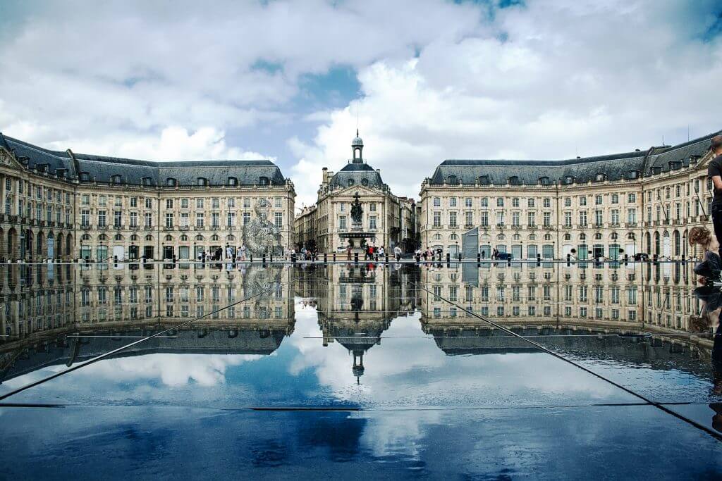 Place de la bourse at bordeaux