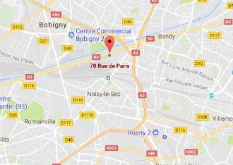 Access map to Annexx Noisy-le-Sec