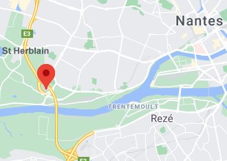 Access map to Annexx Saint Herblain