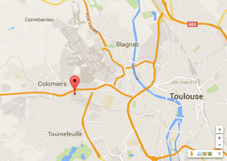 Access map to Annexx Colomiers