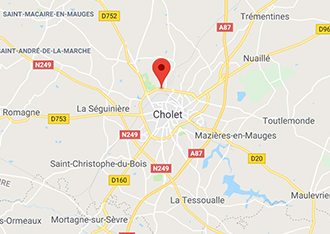 Access map to Stockez vous-mêmes Cholet